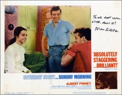 Saturday Night and Sunday Morning Lobby Card 7